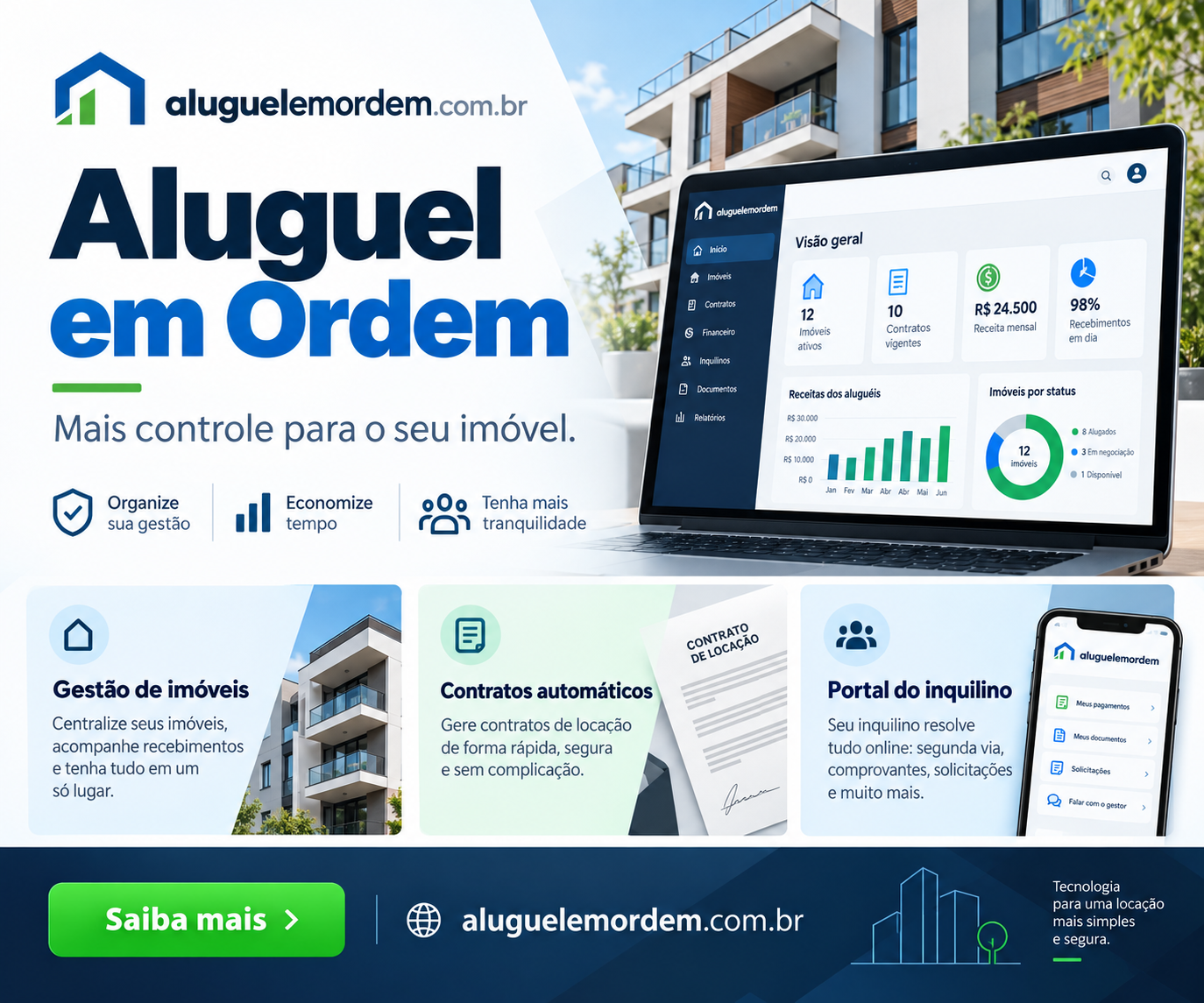 Aluguel em Ordem
