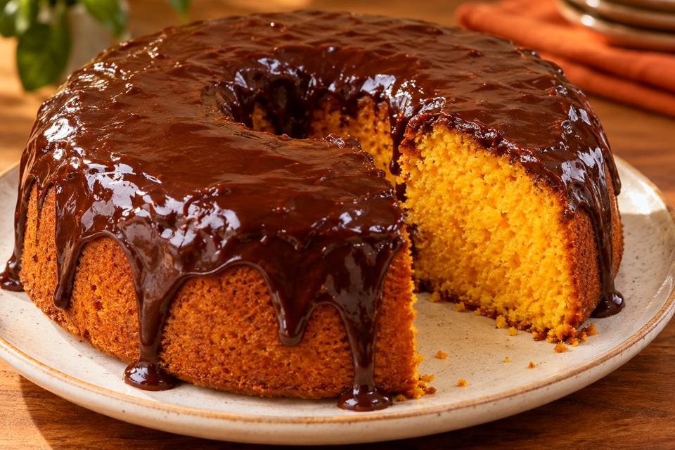Bolo de Cenoura fofinho