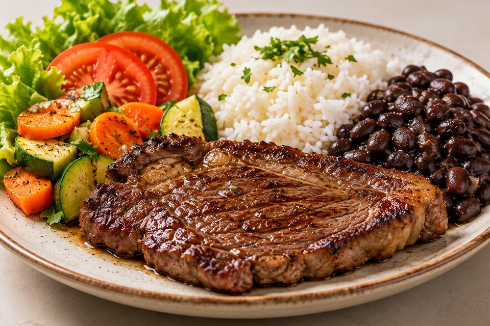 Bife Acebolado suculento
