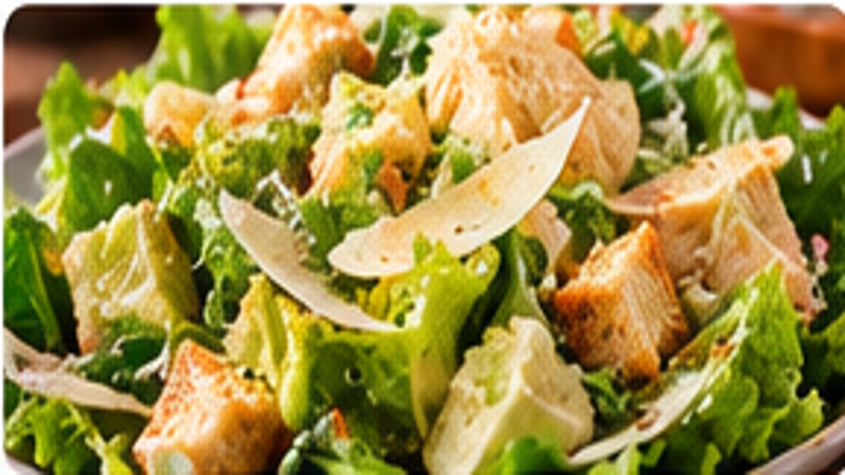 Salada Caesar leve