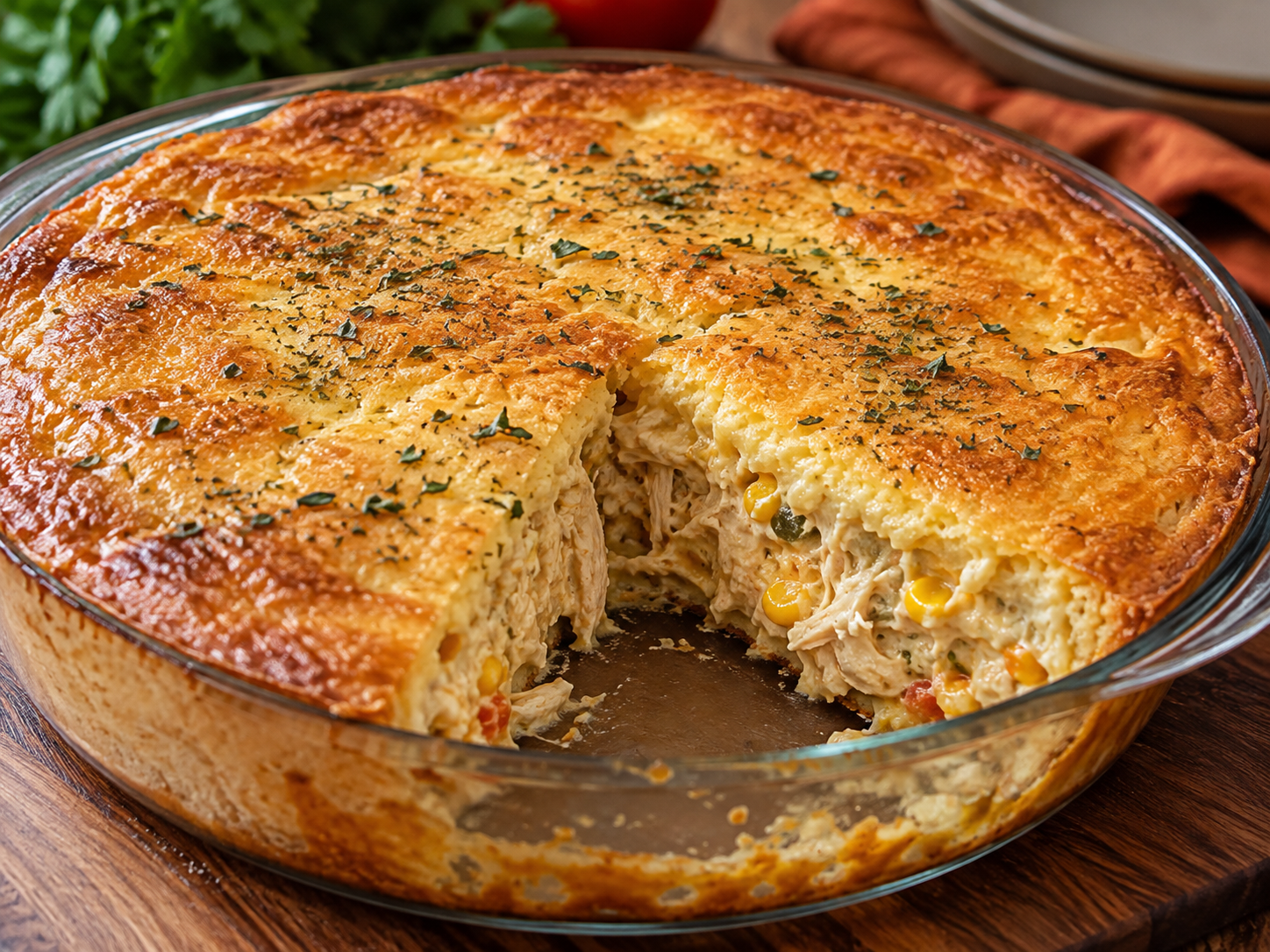 Torta de Frango de Liquidificador prático